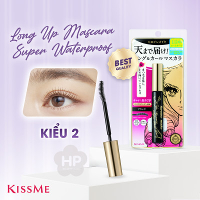 Set Dây Mascara Làm Nâng Cong Dài, Dày Rậm Mi Và Tẩy Trang Mi Kissme (6g & 6.6ml)