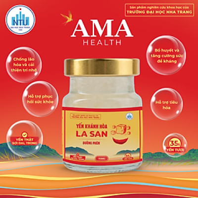 [CÓ 35% YẾN TƯƠI] Yến Khánh Hòa La San Đường Phèn