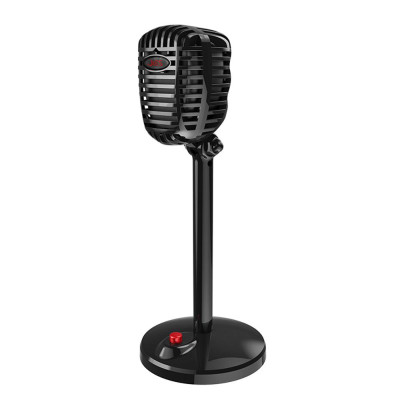 Microphone Retro có dây Cổng 3,5mm dành cho PC máy tính JIES đen