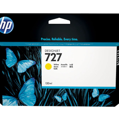 Mực in HP 727 130ml Yellow Ink Cartridge (B3P21A) - Hàng Chính Hãng
