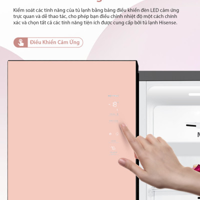 Tủ Lạnh Hisense Inverter Side By Side RS668N4EW-PU 519 Lít tiết kiệm điện, bảo hành 3 năm - HÀNG CHÍNH HÃNG