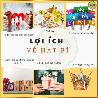 HẠT BÍ TRẮNG TÂN LỘC PHÁT COMBO 1KG - MỖI BỊCH 500G