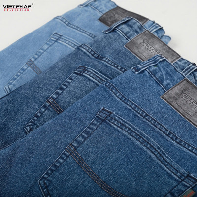 Quần Short Jeans Nam VIỆT PHÁP Chất liệu Jeans Cotton Cao Cấp co giãn, độ bền màu cao 0313