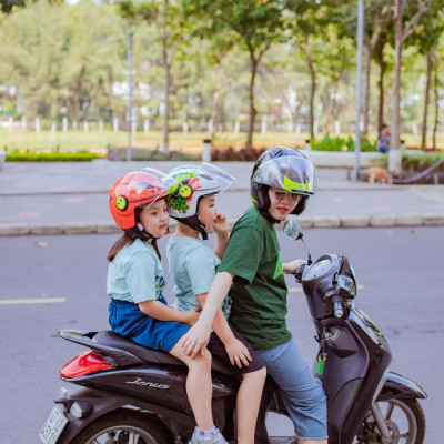 Mũ Bảo Hiểm 3/4 Một Kính LS2 OF602 Funny