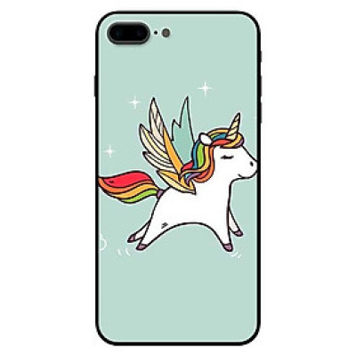 Ốp lưng dành cho iPhone 7 / iPhone 8 - iPhone Se 2020 - 7 Plus / 8 Plus mẫu Ngựa Cánh Thiên Thần