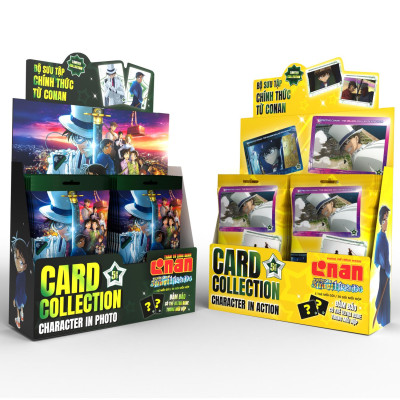 Bộ Thẻ Sưu Tập Thám Tử Lừng Danh Conan Movie 27 - Character in Action : Ngôi Sao 5 Cánh 1 Triệu Đô - Phiên Bản Giới Hạn (5 Cards Ngẫu Nhiên/Túi)