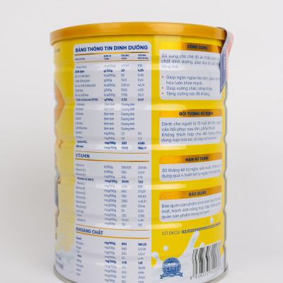 Sữa Limpo Milk Probiotic 900G cho người trên 10 tuổi cần phục hồi trước và sau phẫu thuật, tăng cường dinh dưỡng.