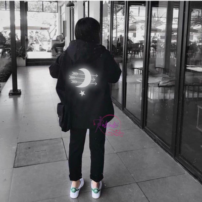 [XL] Áo khoác nam Áo khoát nam gió dù 2 lớp chống nắng Thiên Hà - Phản Quang xitin phong cách-A012