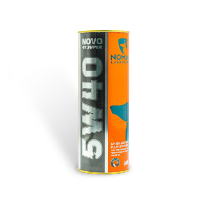 Nhớt Xe Máy Tổng Hợp Toàn Phần NOMAD Lon 1.1L 5W40-SN-MA2 TẶNG Bàn Chải Chà Sên 3D Loại Tốt Cho Xe Côn Tay Exciter/Winner/Moto PKL Nhập Khẩu Chính Hãng