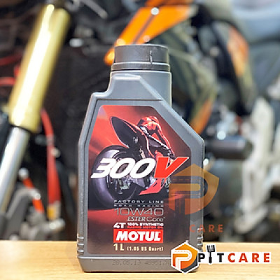 Nhớt Xe Máy Động Cơ 4 Thì Motul 300V 10W40 Có Chiết Lẻ Chạy Bốc