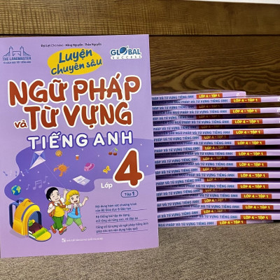 Sách - Luyện Chuyên Sâu Ngữ Pháp Và Từ Vựng Tiếng Anh Lớp 4 - Tập 1