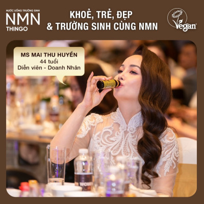 Combo 3 SET Nước Uống NMN Thingo + Tặng Cốc NMN hoặc Túi NMN cao cấp chính hãng