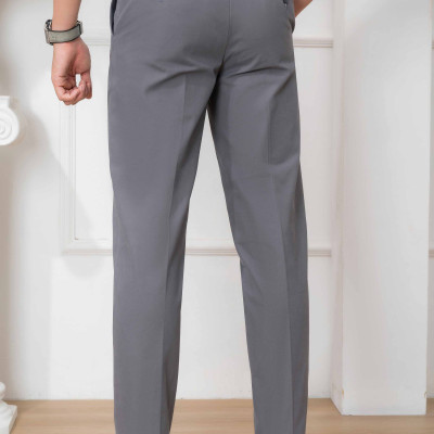  Quần kaki nam công sở màu ghi đậm ALGK058