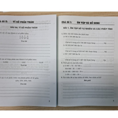 Sách - Vở bài tập nâng cao toán 5 - tập 1 ( chân trời sáng tạo ) (HA)