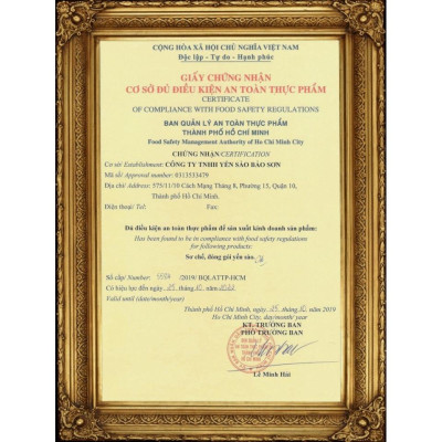 CHÂN YẾN RÚT LÔNG - HỘP 50GR - BẢO SƠN TRUE NEST