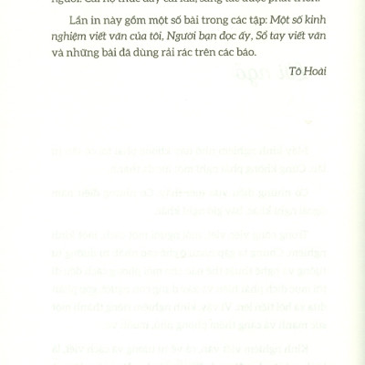 Sổ Tay Viết Văn - Những chia sẻ về kinh nghiệm cầm bút