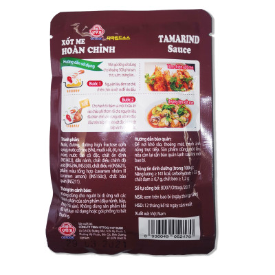 Combo 3 gói Xốt me ướp từ nước cốt me tươi Ottogi 80g