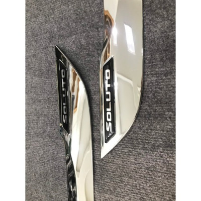 Nẹp sườn KIA SOLUTO 2021 mẫu nhựa mạ crom hàng cao cấp- Nẹp thân sườn xe KIA SOLUTO