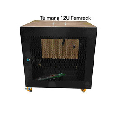 Tủ Mạng 12U D600 Famrack – Tủ Rack 12U Để Sàn Hàng Chính Hãng, Chuẩn 19”, Hàng Việt Nam Chất Lượng Cao
