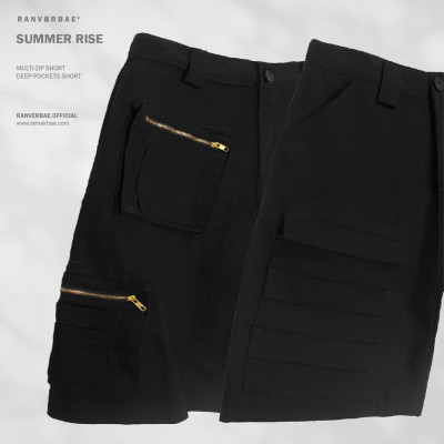 Quần Short RANV RBAE DEEP-POCKETS Đen