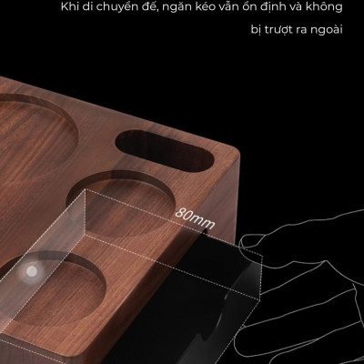 Đế gỗ tamper OCD WDT Feepie