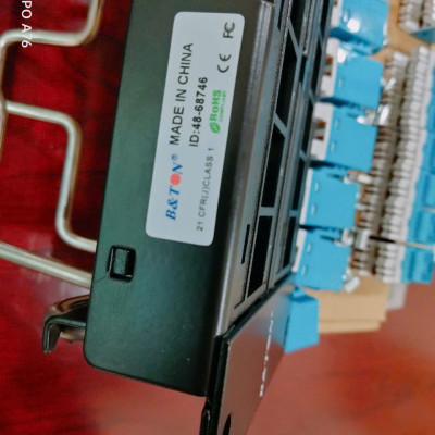 Thanh Patch Panel CAT6 UTP-48 Port. Hãng BTON- model: 48-68746. Hàng chính hãng