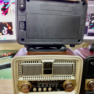 Đài Radio Japan NNS-8091BT có bluetooth FM-AM/FM/SW nhật bản cổ điển sang trọng-Hàng Chính Hãng