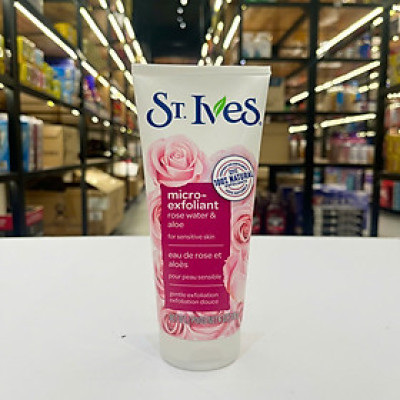 Sữa Rửa Mặt ST.Ives Radiant Skin Pink Lemon & Mandarin Tẩy Da Chết 170g Hàng Nhập Mỹ