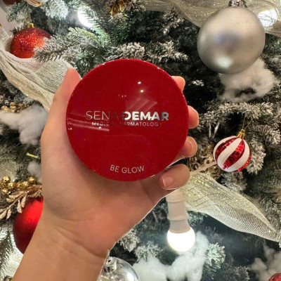 Cushion Beglow Senademar che phủ khuyết điểm giữ nền 36h chống nắng SPF 50, PA +++
