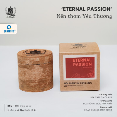 Nến Thơm Trị Liệu Le Rustique Yêu Thương (Eternal Passion) - Nến Thơm Cao Cấp - An Toàn Sức Khỏe
