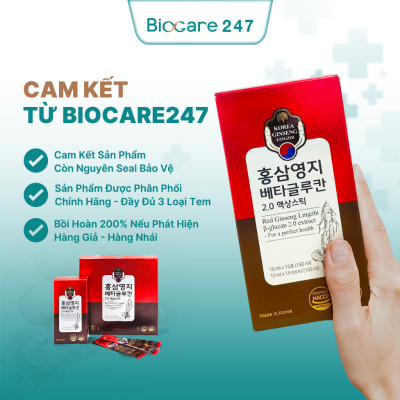 Nhân sâm linh chi kết hợp Beta-Glucan 2.0 Extract