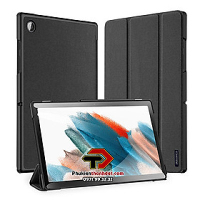 Bao da cho Samsung Galaxy Tab A8 10.5 inch 2021 X200 X205 chính hãng Dux Ducis Domo hít nam châm chắc chắn - Hàng chính hãng