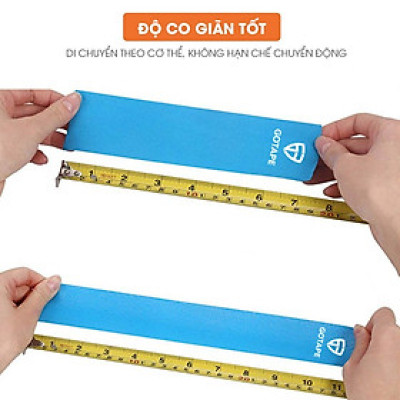 Băng dán cơ thể thao GOTAPE 5cm*5m, cuộn Pre-cut chất liệu Rayon cao cấp