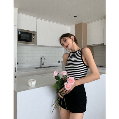 Áo ba lỗ kẻ sọc thời trang ulzzang Hàn Quốc