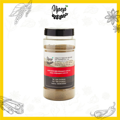 Tiêu Đen Xay Tự Nhiên Vipep Hũ Nhựa 250g