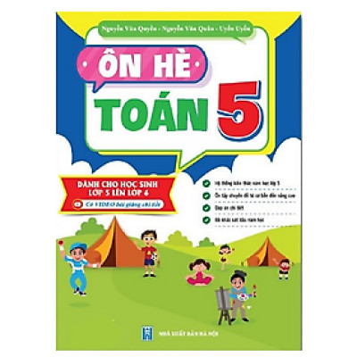 Sách Ôn hè Toán 5 Dành cho học sinh lớp 5 vào 6