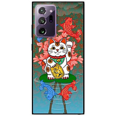 Ốp lưng dành cho Samsung Galaxy Note 20 Ultra mẫu Mèo Và Cá Chép