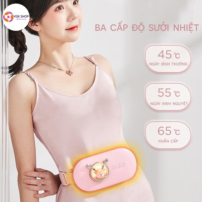 Đai Massage Bụng Kinh Chườm Nóng 5 Cấp Độ Giảm Đau Khi Đến Kỳ Kinh Nguyệt Cho Phụ Nữ