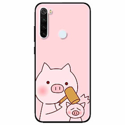 Ốp lưng dành cho Xiaomi Redmi Note 8 mẫu Heo Cầm Búa