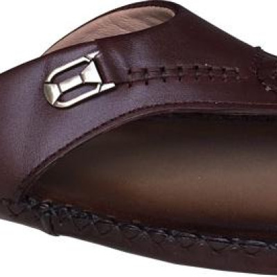 Dép nam xỏ ngón Trường Hải da bò thật cao cấp mềm mại đế âm mặt đế cao su không trơn  THXN074