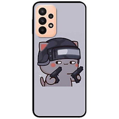 Ốp lưng dành cho Samsung A13 4G mẫu Mèo Xám Đội Nón