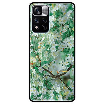 Ốp lưng dành cho Xiaomi Redmi Note 11 Pro ( Bản Nội Địa ) mẫu Hoa Lá Xanh 1