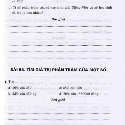Vở bài tập nâng cao toán 5 - Tập 2 - Chân trời sáng tạo