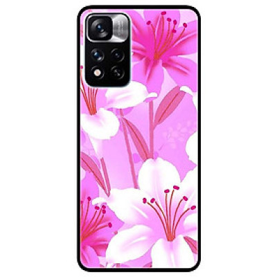 Ốp lưng dành cho Xiaomi Redmi Note 11 Pro 5G ( Bản Nội Địa ) - Hoa Ly Hồng