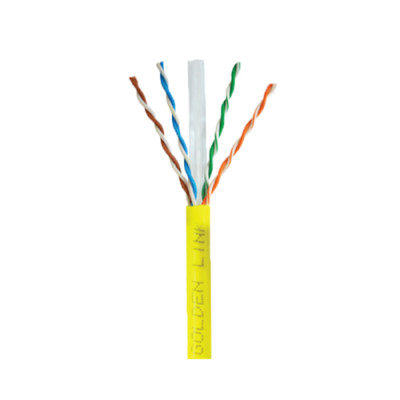 Cáp Mạng Golden Link Platinum CAT6E UTP 305M (Màu VÀNG) - Hàng Chính Hãng