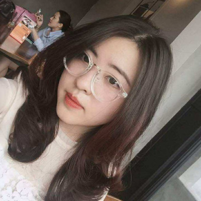 Kính Mắt tròn bầu trong suốt thời trang Hàn Quốc