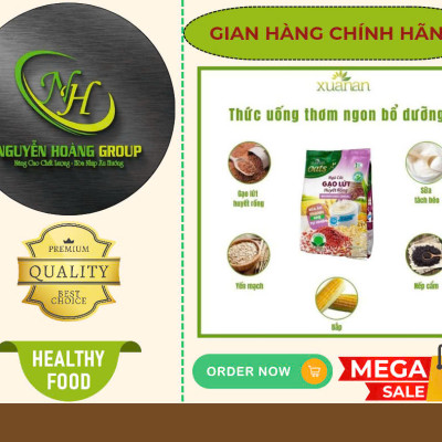 COMBO10: Gói Ngũ Cốc Gạo Lứt Huyết Rồng ít đường 400g( Tặng 1 Gói Yến Mạch)