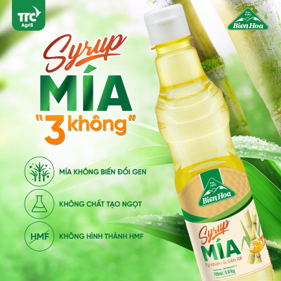 Thùng 24 Chai Syrup Mía Biên Hòa 400ml/Chai