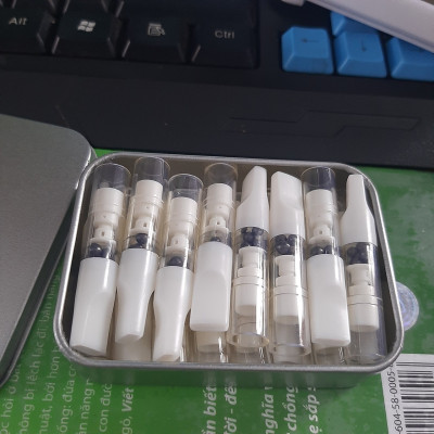 Hộp 18 đầu lọc thuốc lá tinh thể nano bảo vệ sức khỏe, hộp thiếc sang trọng