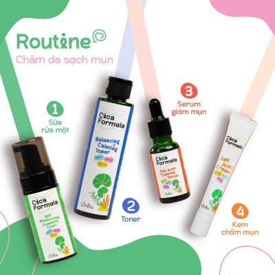 Sữa rửa mặt rau má tạo bọt Oribe làm sạch sâu dưỡng ẩm cho da mụn da dầu nhạy cảm 120ml